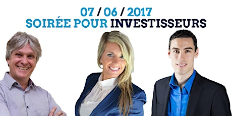 Soirée pour investisseurs à Montréal 7 juin 2017 primary image