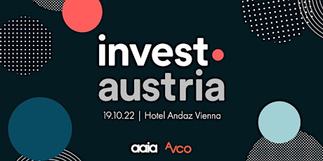 invest austria 2022 Tickets