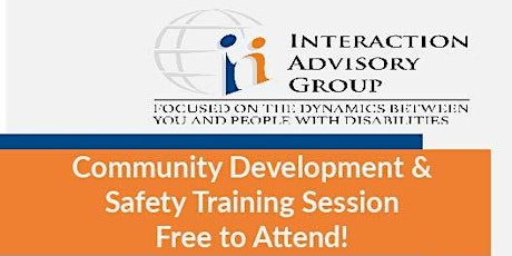 Community Development & Safety Training tickets