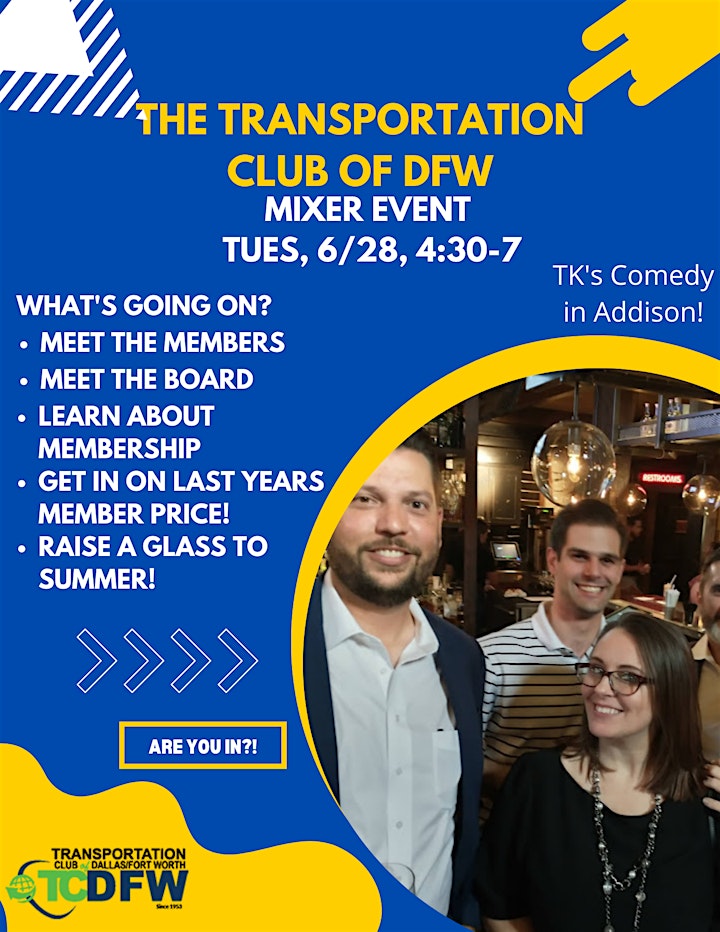 TCDFW "Summer Sipper Member Mixer" at TK's Addison! image