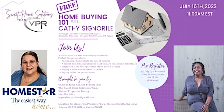 Home Buying 101 Workshop & Lunch - FREE IN-PERSON EVENT (also on Zoom) tickets