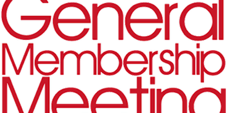 General Membership Meeting: Aug 2017 primary image