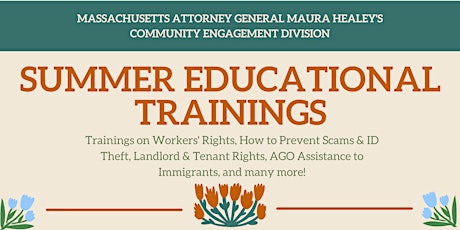 AG Healey's Summer Rights and Resources Series primary image