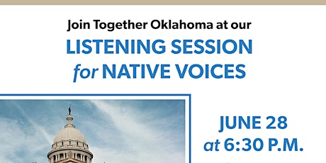 Listening Session for Native Voices tickets