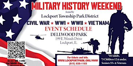 2022 Lockport Military History Weekend (CW,WW1, WW2,  and VietNam) tickets