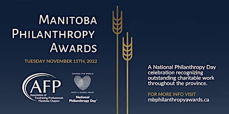 Manitoba Philanthropy Awards 2022 tickets