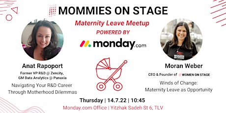 Mommies on Stage #1 - Maternity Leave Meetup tickets
