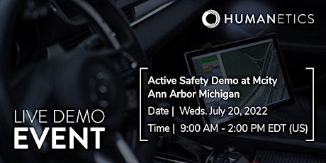 Active Safety Live Demo at Mcity in Ann Arbor Michigan tickets