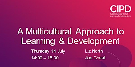 A Multicultural Approach to Learning and Development tickets