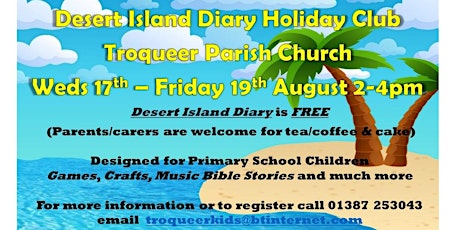 Desert Island Diary Holiday Club tickets