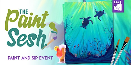 Paint & Sip in Corona, CA – “Under the Sea Turtles” at Rock and Brews (21+)