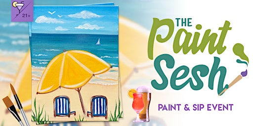 Paint and Sip in Riverside, CA – “Life’s A Beach” at Brooks Bar (21+)