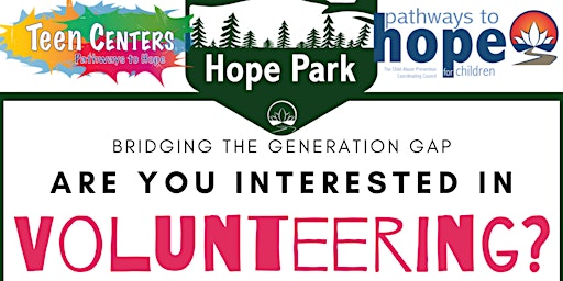 Pathways to Hope Volunteer Opportunity Information Session