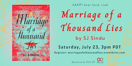 hAAPI hour book club: Marriage of a Thousand Lies tickets