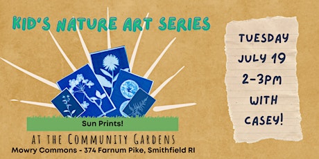 Kids Nature Art - Sun Prints
