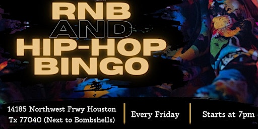 Hip Hop & RnB Bingo