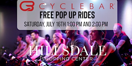 FREE CycleBar Pop Up Class at The Hillsdale Mall! tickets