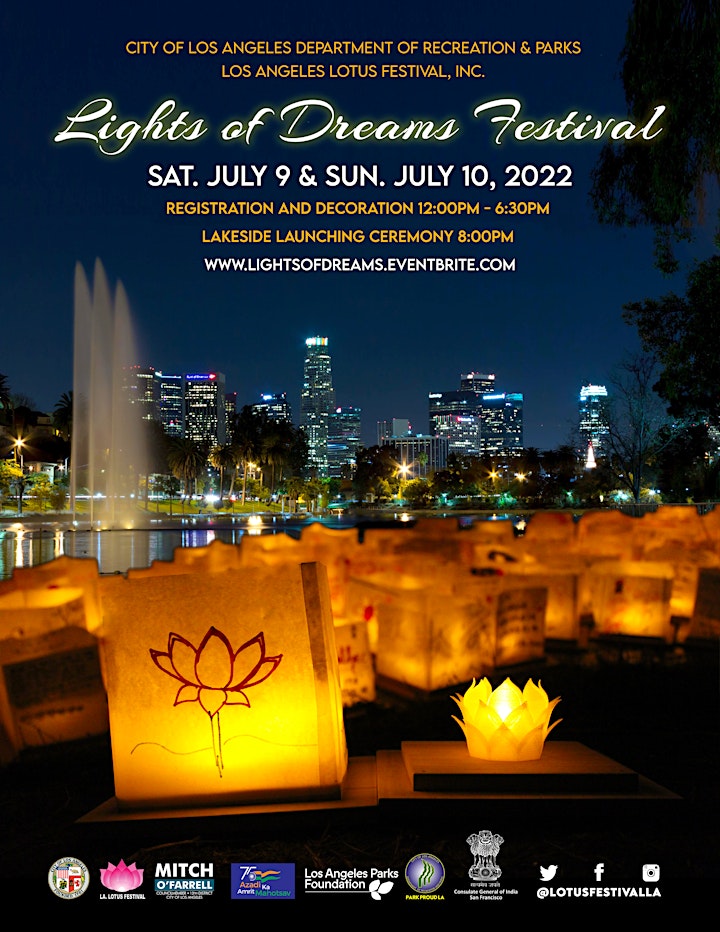 2022 Lights of Dreams Lantern Event at LA Lotus Festival image