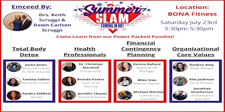 IDLife Summer Slam 2022 - West Houston tickets