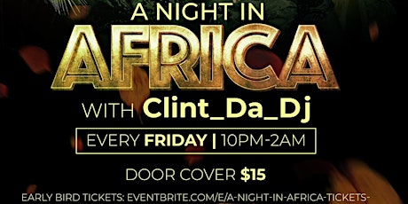 A Night in Africa tickets