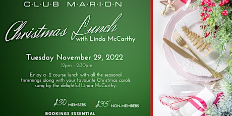 Club Marion Christmas Lunch with Linda McCarthy