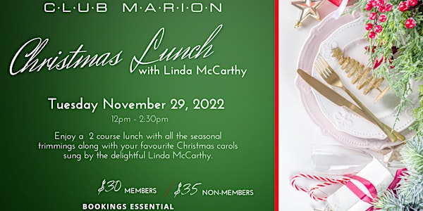 Club Marion Christmas Lunch with Linda McCarthy