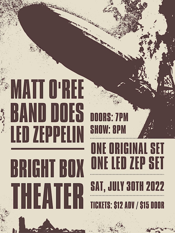 Matt O'Ree Band does Led Zeppelin image
