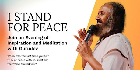 I Stand For Peace Charlotte - An Evening With Gurudev Sri Sri Ravi Shankar tickets