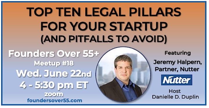 Founders Over 55+: Top 10 Legal Pillars for Your Startup image