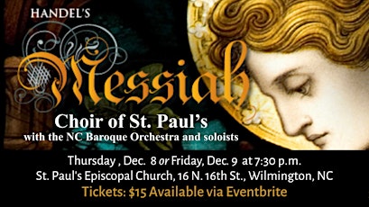 Handel's 'Messiah' with the Choir of St. Paul's and N.C. Baroque Orchestra