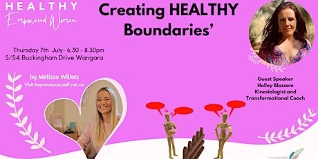 Creating Healthy Boundaries - Healthy Empowered Women Session tickets