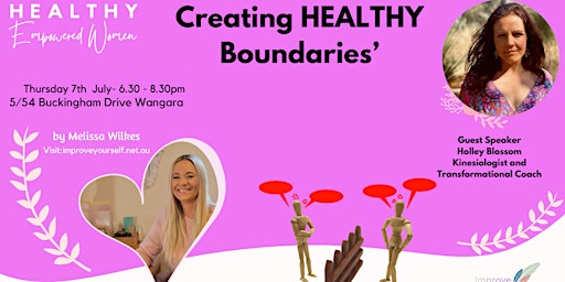 Creating Healthy Boundaries - Healthy Empowered Women Session