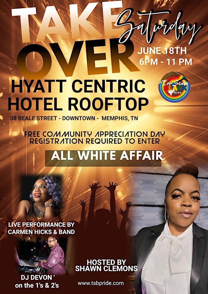 FREE COMMUNITY APPRECIATION DAY- HYATT CENTRIC DOWNTOWN ROOFTOP "TAKE-OVER" image
