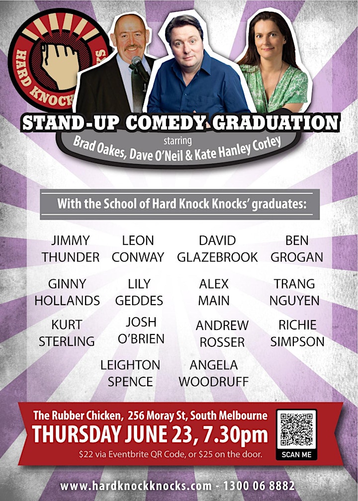Stand-up comedy graduation starring Dave O'Neil & Brad Oakes image