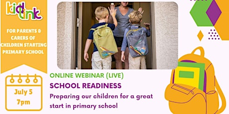 School Readiness Live Webinar: For Parents and Carers tickets