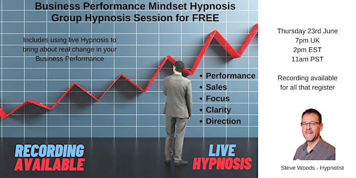 Business Performance Mindset - Group Hypnosis Session - FREE image