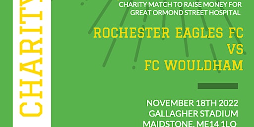 Rochester Eagles FC vs FC Wouldham - Charity Match