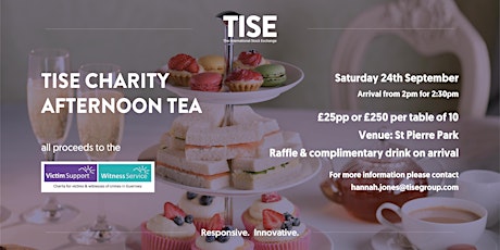 Afternoon Tea in aid of Victim Support & Witness Service tickets