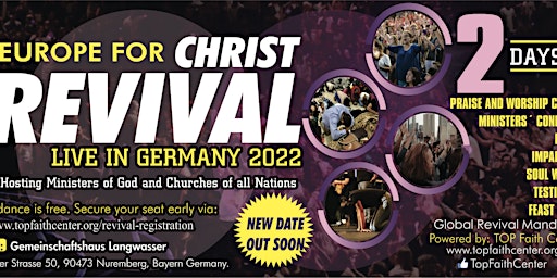 EUROPE FOR CHRIST REVIVAL - Germany 2022