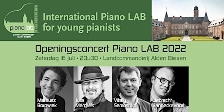 Piano LAB 2022 - Openingsconcert billets