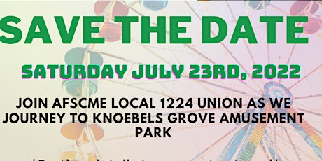 AFSCME Local 1224 Trip to Knobels Grove Amusement Park tickets
