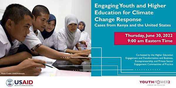 Engaging Youth and Higher Education for Climate Change Response