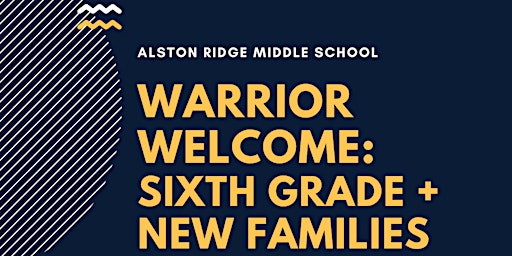 Warrior Welcome:  Sixth Grade + New Family - Tracks 1 & 3