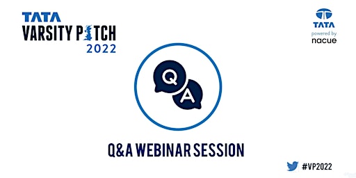 Q&A Webinar Session | Tata Varsity Pitch 2022 primary image