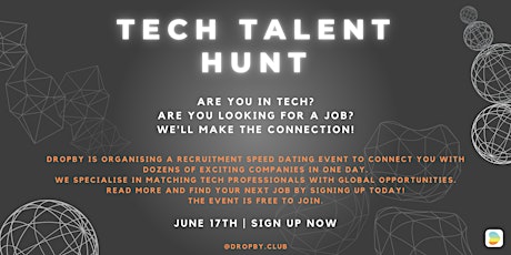Tech Talent Hunt for IT professionals (online) primary image