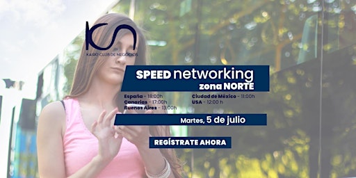 KCN Speed Networking Online Zona Norte - 5 de julio