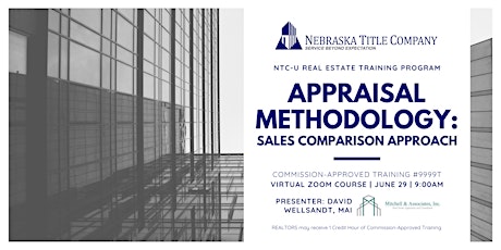Appraisal Methodology – Sales Comparison Approach tickets