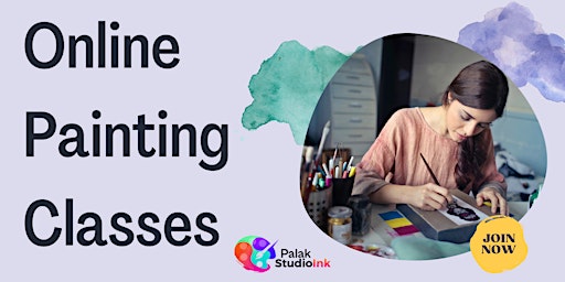 Primaire afbeelding van Free Online Painting Classes For Adults - Taupō