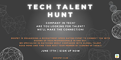 Tech Talent Hunt for companies (online) primary image