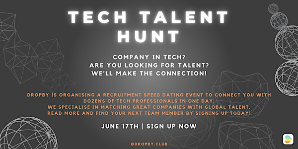 Tech Talent Hunt for companies (online)